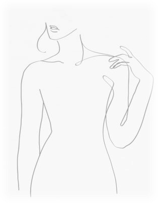line drawing woman 03