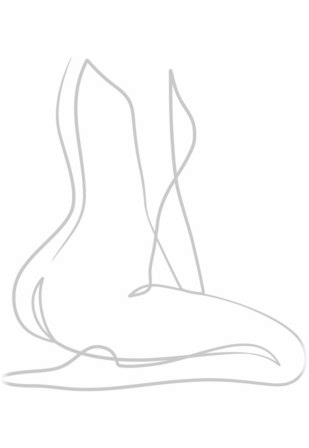 line drawing woman 07